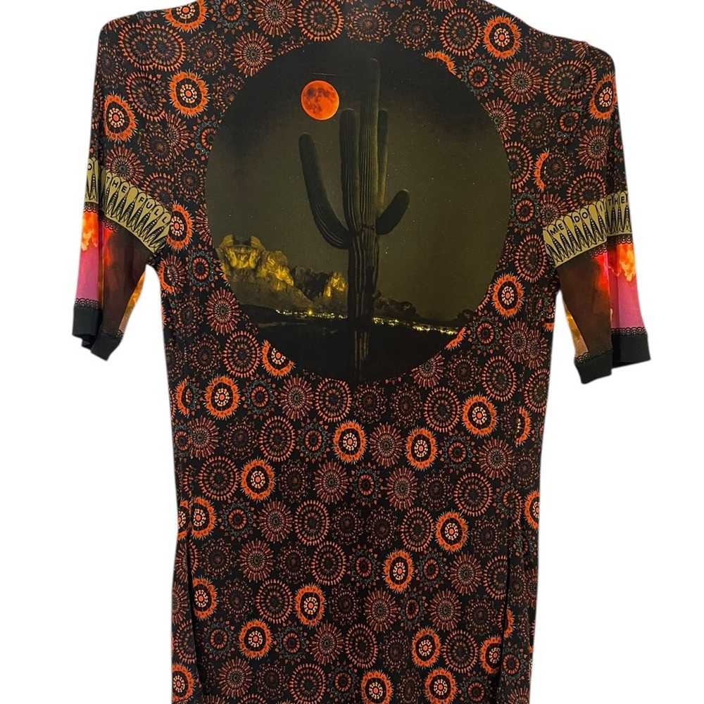 Rare Givenchy Solar Eclipse Cactus Moon Shirt Tis… - image 7